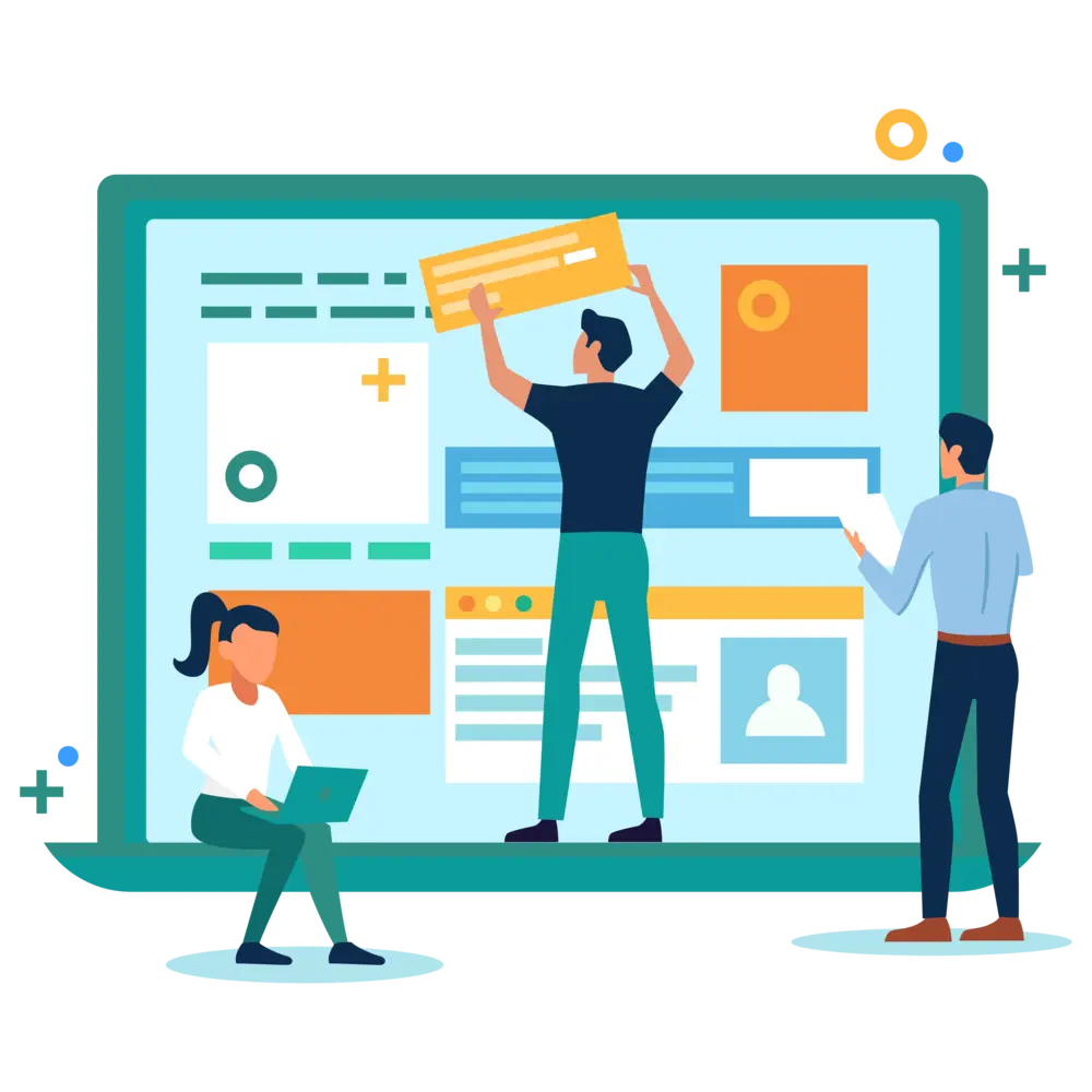 Portfolio websites in Qatar - Illustration