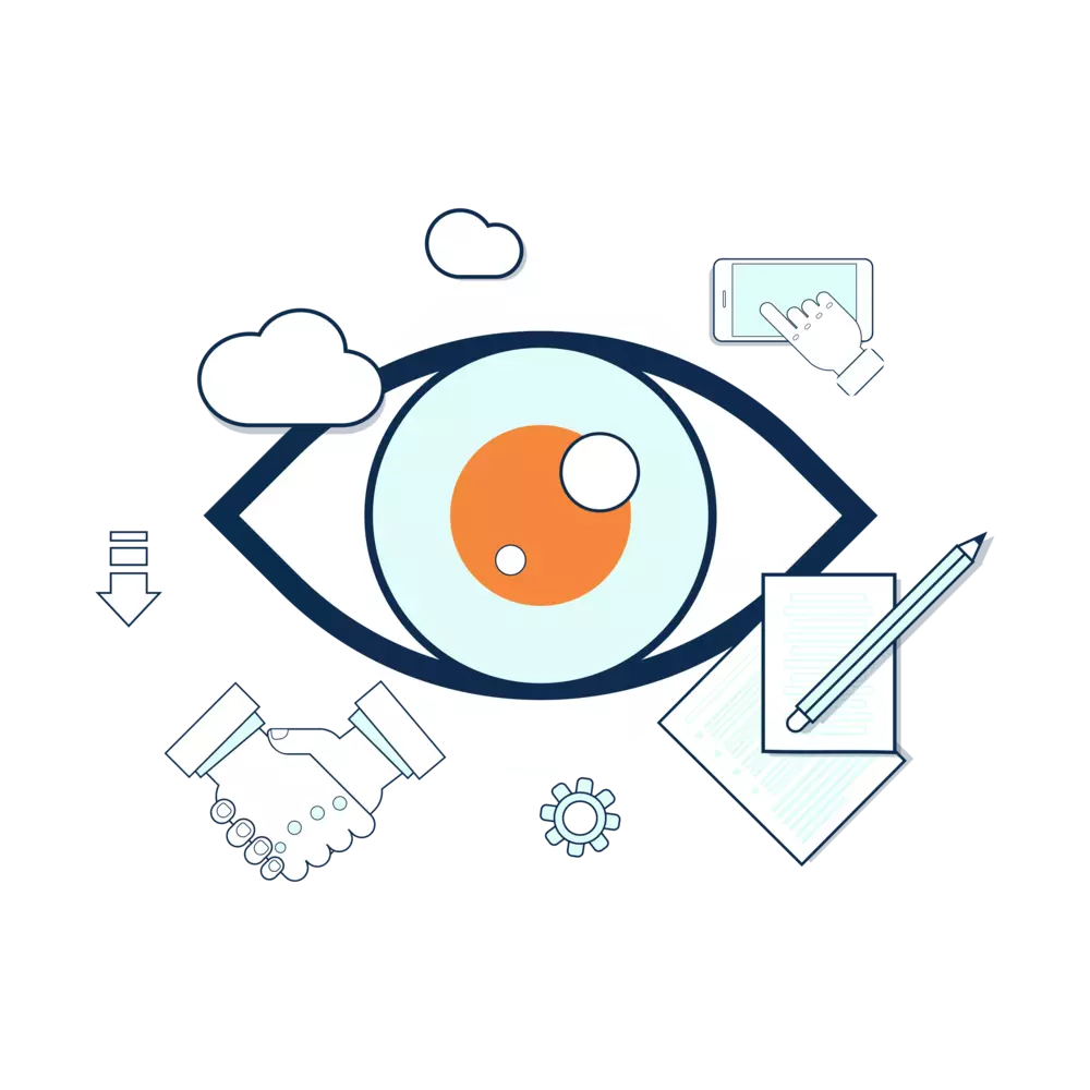 Our Vision in InnovaWide - Company in Qatar - Illustration