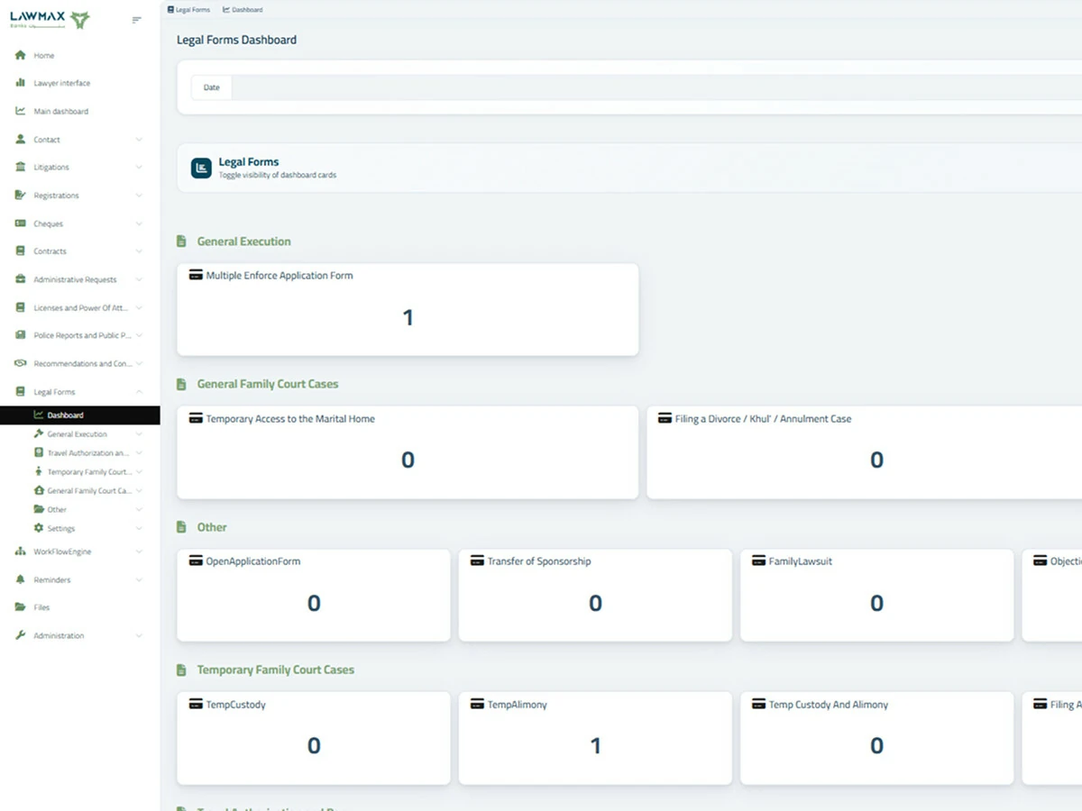 Legal Forms Module